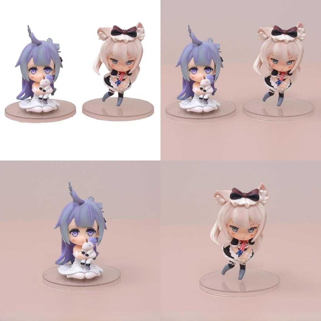 Azur Lane Единорог и Харман ПВХ Коллекционные Фигурки для Фанатов Аниме