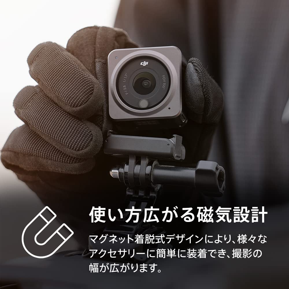 DJI Action 2 Dual Screen Combo 4K Экшн-камера с двойным OLED-экраном, магнитным креплением и 8-кратным замедлением для влогинга и экшена. Идеально подходит для мотоциклов и