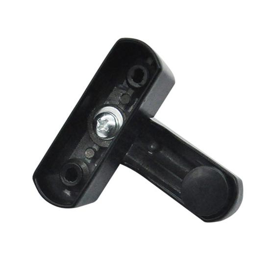 1 комплект оконного замка, стабильный, простой в установке, противоугонный, из цинкового сплава, Т-образный оконный предохранительный замок, товары для дома