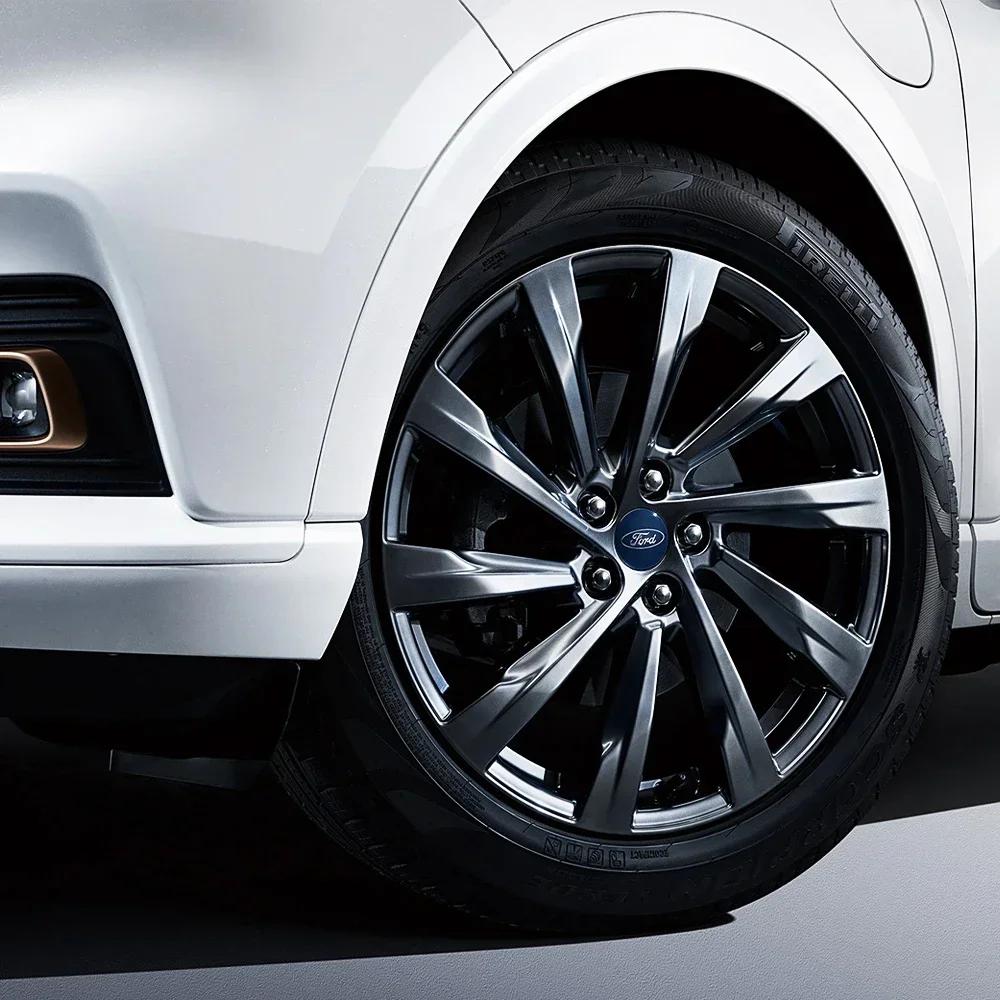 Car Sticker 2026 Ford 2025 Hot 54mm Car Wheel Center Covers Hub Cap Badge Replacement Accessorie For Ford Kuga MAX Transit Monde