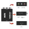 CHARYZA HDMI в RCA Конвертер AV 1080P Преобразует HDMI Вход в Композитный Включает USB Кабель Питания Адаптер, Совместимый, Переключаемый PAL/NTSC, Выход,