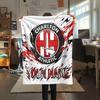 Custom Name Charlton Athletic Flannel Blanket, High quality Comfortable for All Seasons, Home Decor, Warmth and Comfort
