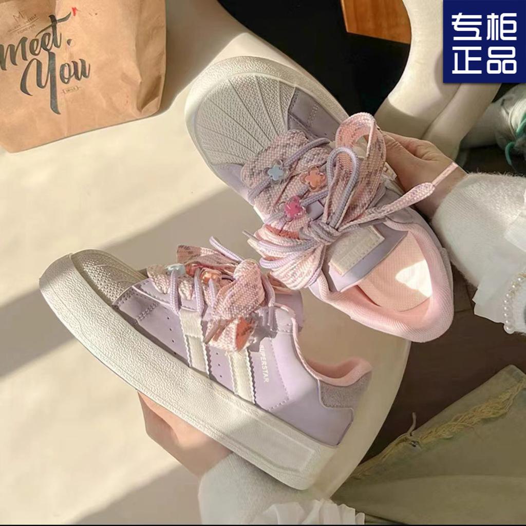 2024 New Popular Board Shoes Niche Original Non-collision Thick-soled Korean Versatile Summer White Shoes Women's Bread Shoes