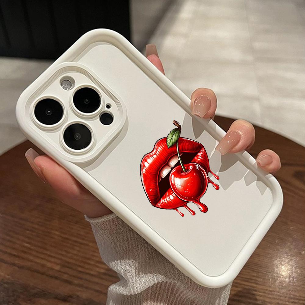 LZ18 Lips kiss силиконовый чехол для телефона Xiaomi 11 Lite 5G 14T Redmi 14C 13C A3 Note 12 11 9 10 13 Pro Plus противоударный задний чехол