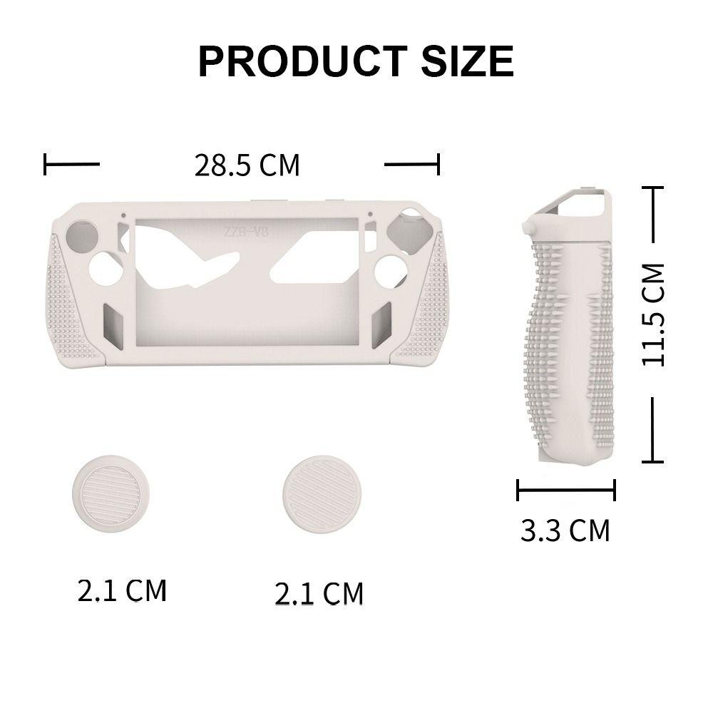 Силиконовая задняя крышка с рокерами, защитный чехол для портативной игровой консоли ASUS ROG Ally