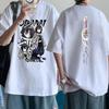Новое Аниме Игуро Обанай Принт Мужская Хлопковая Футболка Женская Мужская Свободная С Коротким Рукавом Круглый Вырез Топ Женская Повседневная Рубашка Футболки 2025 Новинка