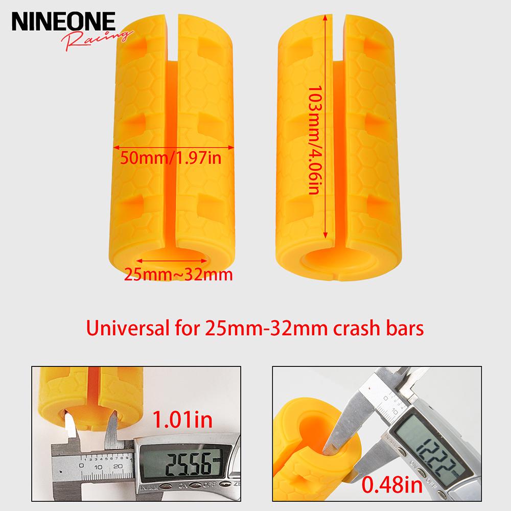 Motorcycle Universal Crash Bar Protector Ball 25-28mm Tube Bars Slider Anti Engine Bumper Ball For Harley For BMW For Honda