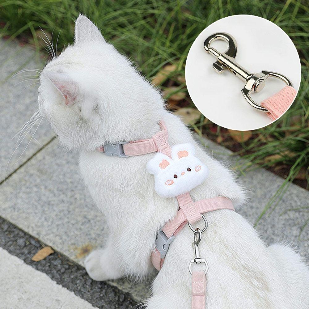 Cute Animal Dog Chest Straps Breathable Pet Walking Harnesses Lead Summer Pet Vest Harness Pet
