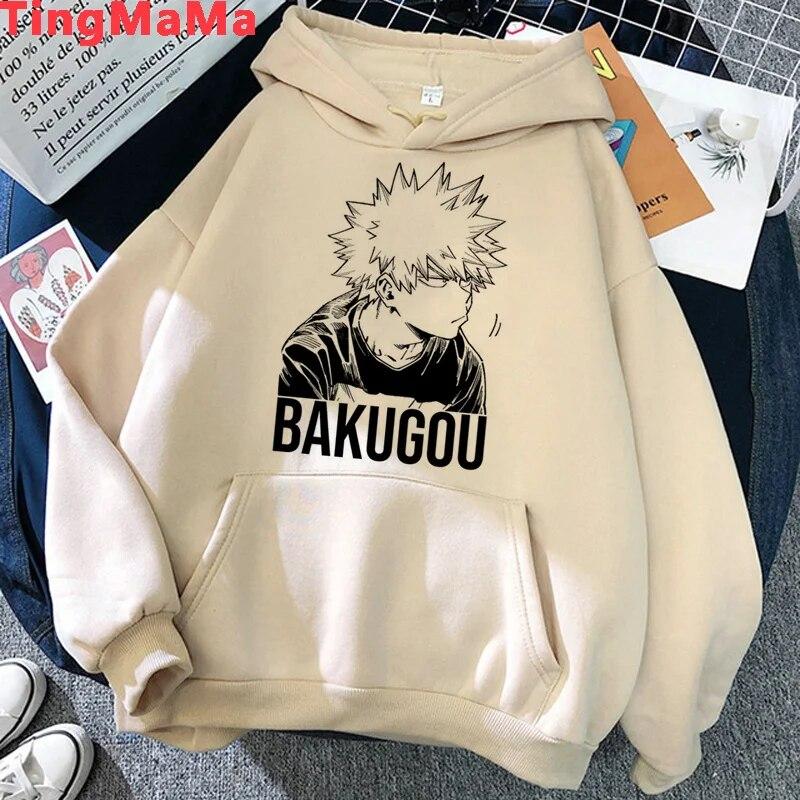 Толстовки унисекс с принтом My Hero Academia Bakugo, толстовки унисекс с корейским принтом, 2021, толстовка унисекс с аниме аниме