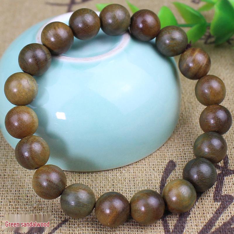 Браслеты из сандалового дерева 10 мм с одной петлей - буддийские бусины унисекс, четки, ювелирные изделия