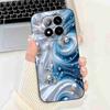 For Xiaomi Redmi Note 14 Pro+ 5G Case Cherry Print Cute Butterfly Soft Silicone Cover For Redmi Note 14Pro Plus 5G 6.67" Bumper