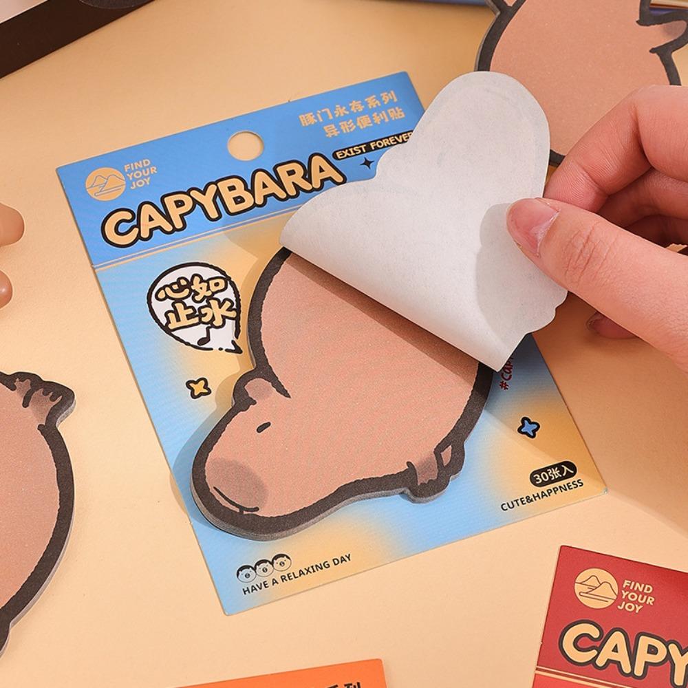 30pcs Capybara Sticky Notes Thickened To Do List Planner Notepad Memo Pad Paper  Student