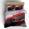 AC Milan logo pattern. Bedding sets Duvet cover sets Duvet covers Pillowcases(1 * Duvet Cover 2 * Pillowcases without duvet insert)