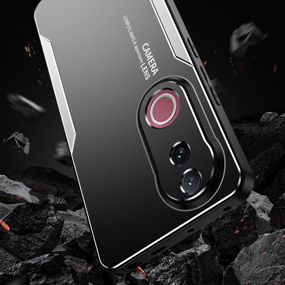 Для vivo V50 5G Чехол для телефона Алюминиевый сплав TPU PC Задняя крышка