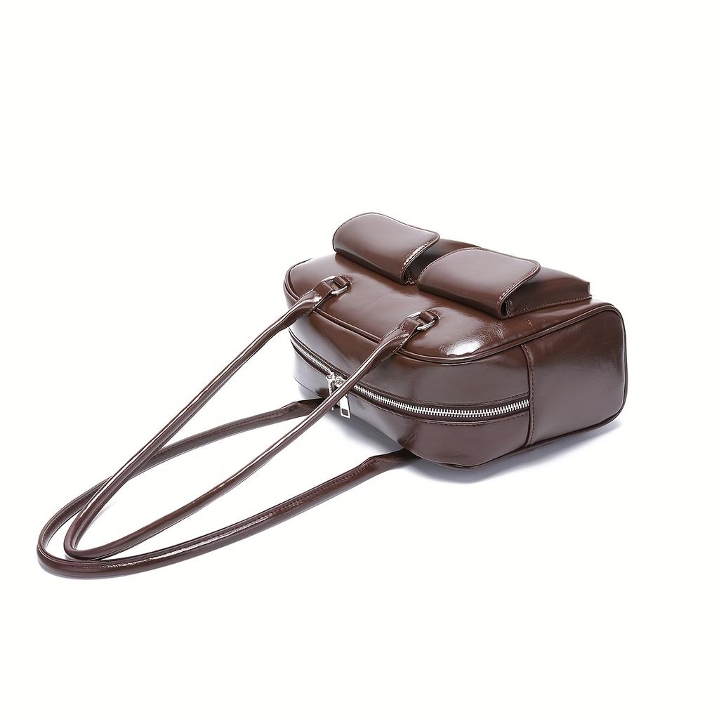 Модная сумка через подмышку, высококачественная универсальная сумка, нишевый дизайн, женская сумка через плечо, ретро-кошельки и сумки из искусственной кожи