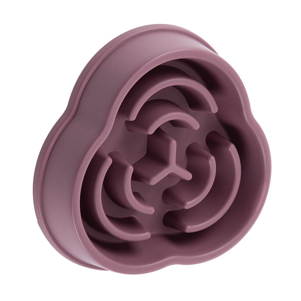 Slow Feeder Dog Bowl Slip Proof Prevent Choking Food Grade PP Large Pet Puzzle Food Bowl for Small