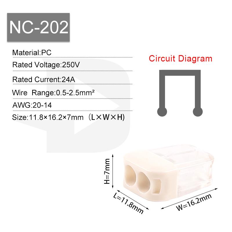Quick Easy Push In Compact Wire Splicing Connector Connection 2/3/5 Pin Wiring Terminal For Electric Cable Junction Box