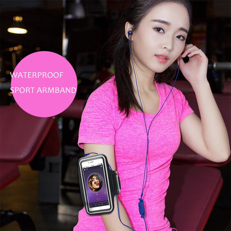 Sport armband case mobile phone holder for running smartphone cell phones women's handbags sports sling for mobile 6