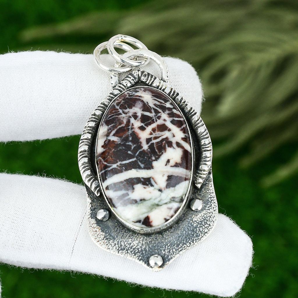 Распродажа ко Дню памяти Натуральный кокосовый яшма безель кулон ювелирное изделие стерлинговое серебро