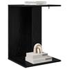 Side Table Black Oak Effect 45 x 40 x 62.5 cm