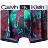 CK96 Series Small Square Print Low Rise Anti Chafing Underwear Мужское нижнее белье Цветной-синий NB3690H6P