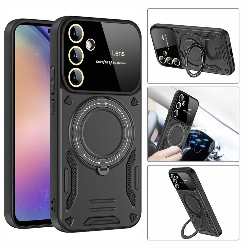 Чехол-подставка с магнитом для Samsung A16: Ударопрочный защитный чехол для S24FE