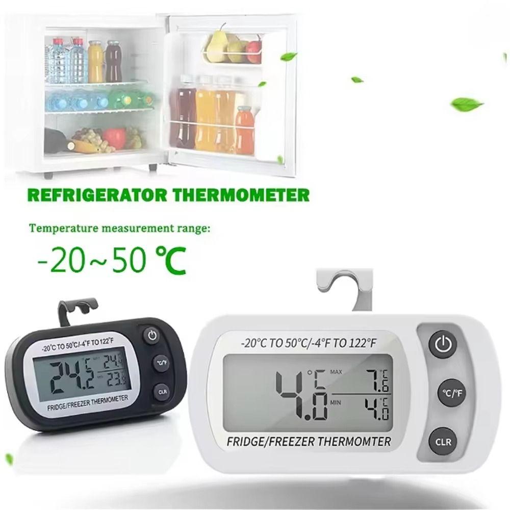 LCD Digital Screen Electronic Digital Thermometer Waterproof Freezer Thermometer  Cold Storage
