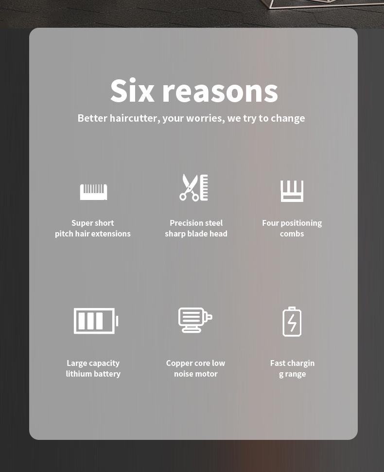 Универсальная профессиональная регулируемая электрическая машинка для стрижки волос для укладки