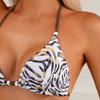 1011 split swimsuit women's high waist new leopard print beach European and American BIKINI tight boxers tether