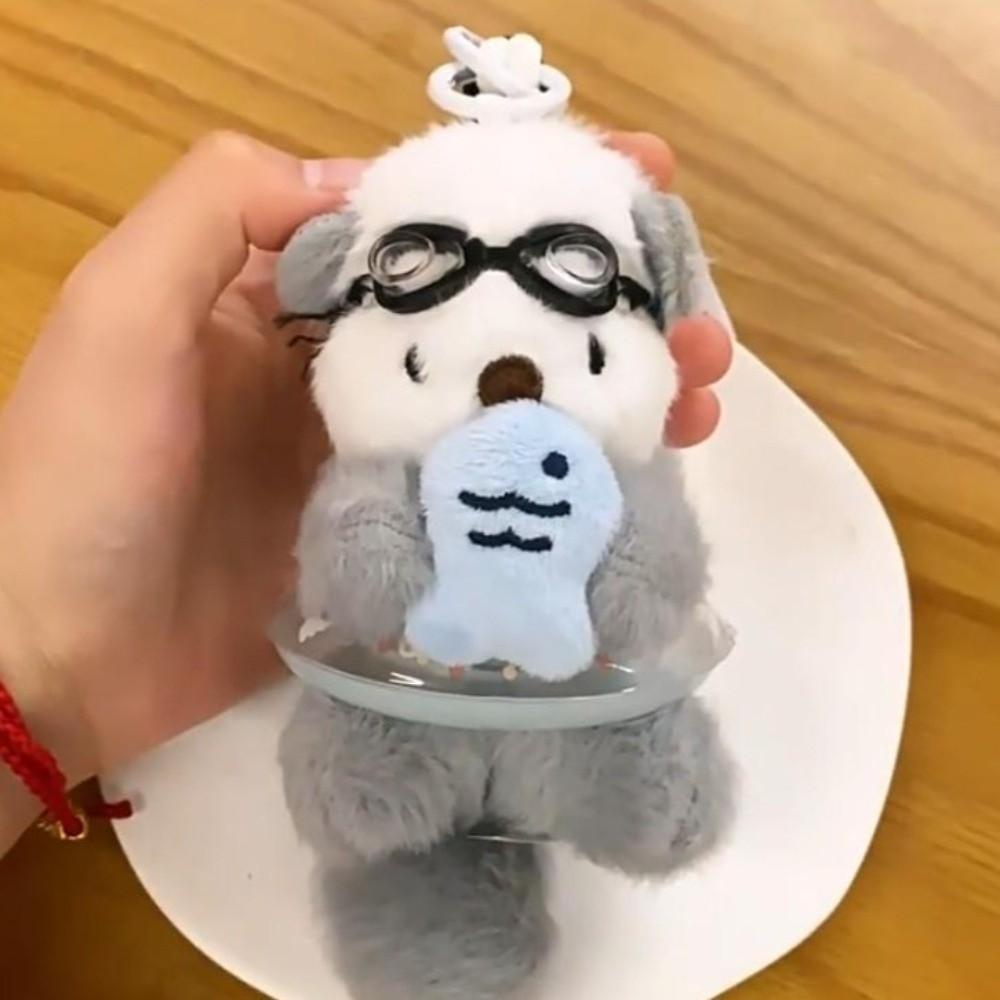 Decorations Cartoon Pilot Otter Keychain Keys Accessories Otter Keyring  Students