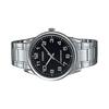 Casio Стандартные аналоговые мужские часы MTP-V001D-1B