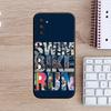 Чехол для телефона для триатлона Swim Bike Run для Samsung Galaxy A13, A21s, A22, A31, A32, A52, A53, A71, A80, A91 Мягкий черный чехол
