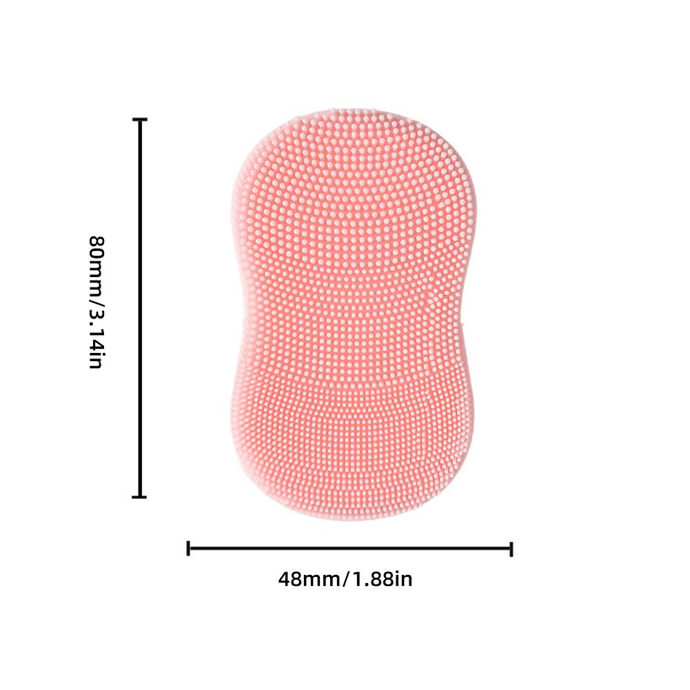 Силиконовый чехол для пальцев щеточка для лица мягкая, приятная для кожи щетка для снятия макияжа очищающая щетка для лица портативная прочная очищающая массажная щетка
