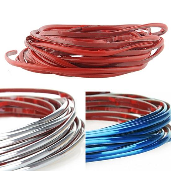 5 метров прочный неувядаемый яркий цвет смолы кузов автомобиля наклейки нить наклейка