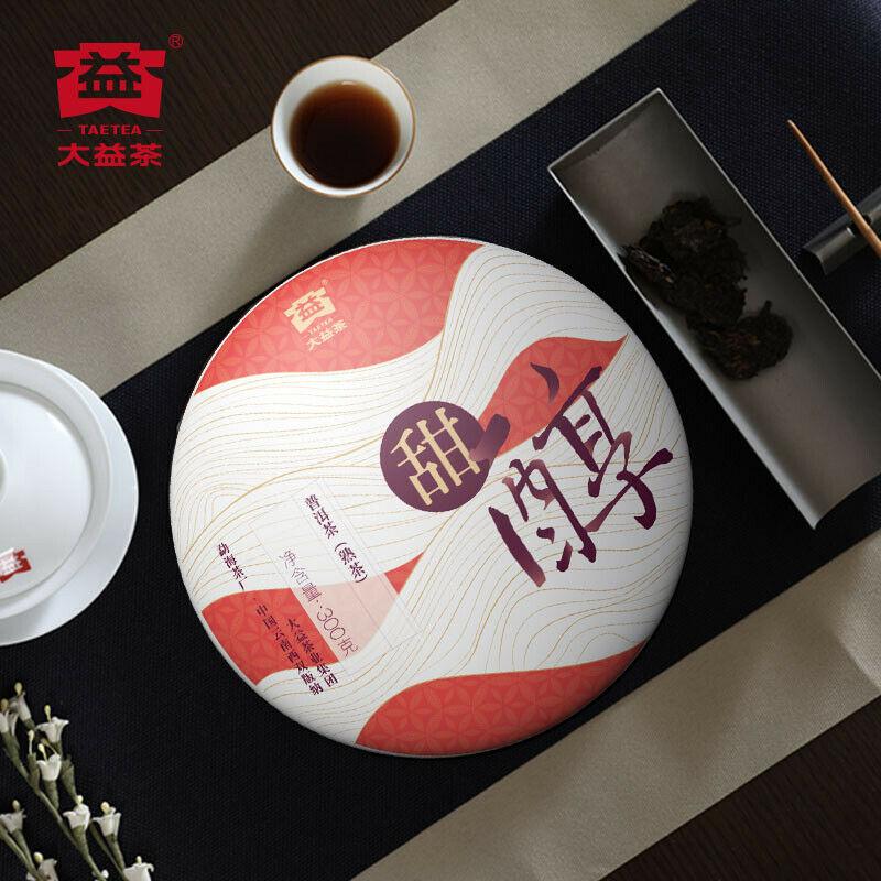TIAN CHUN * 2019 TAETEA Menghai Dayi Pu-er Органический черный чай в коробке, 300 г