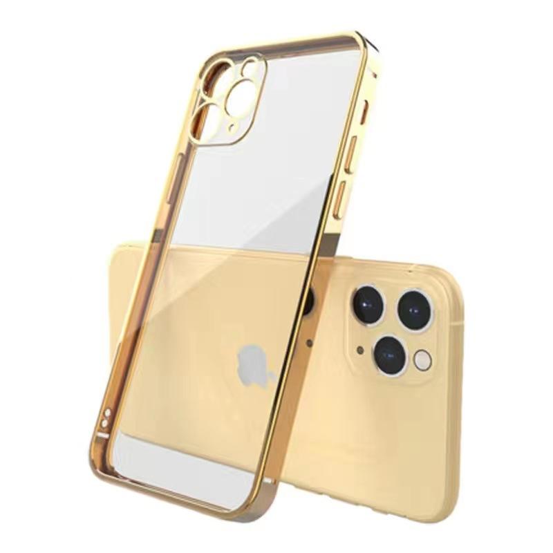 Подходит для Apple 16 Чехол для мобильного телефона iPhone 13 Electric X Plated Pro Max 12 Защита 11 Набор 14 Прозрачный 15 Прозрачный 16pro