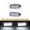 2Pcs LED License Plate Lights Lamp For Hyundai I30 CW Kombi Accent 18-19 Elantra 11-12 14-17 For Kia Ceed/Cerato/Forte 2012-2014