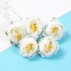 10 шт. 4,5 см искусственная головка цветка ретро DIY реалистичные декоративные поделки искусственная роза