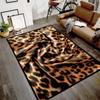 EPeddler Домашний декоративный леопардовый узор Цифровая печать Моющаяся нескользящая точечная основа Новое поколение ковров для гостиной, кухни, прихожей и напольного коврика