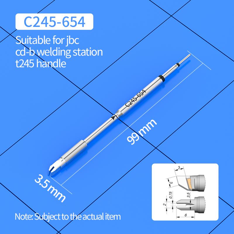 Паяльное жало C245 C245-793 405 965 651 654 667 751 754 731 763 Совместимость Паяльная ручка JBC T245 Паяльные жала