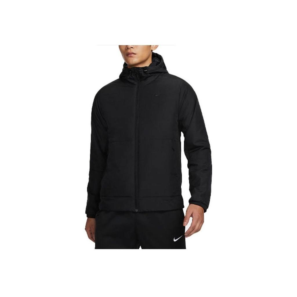 Nike Unlimited Therma-FIT Solid Casual Hooded Long Sleeve Jacket Men Jackets Black FB7545-010