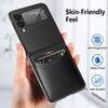 Легкие матовые кожаные чехлы для Samsung Galaxy Z Flip 3 Flip4 5g Flip3 Flip 4 с держателем для карт, деловой чехол