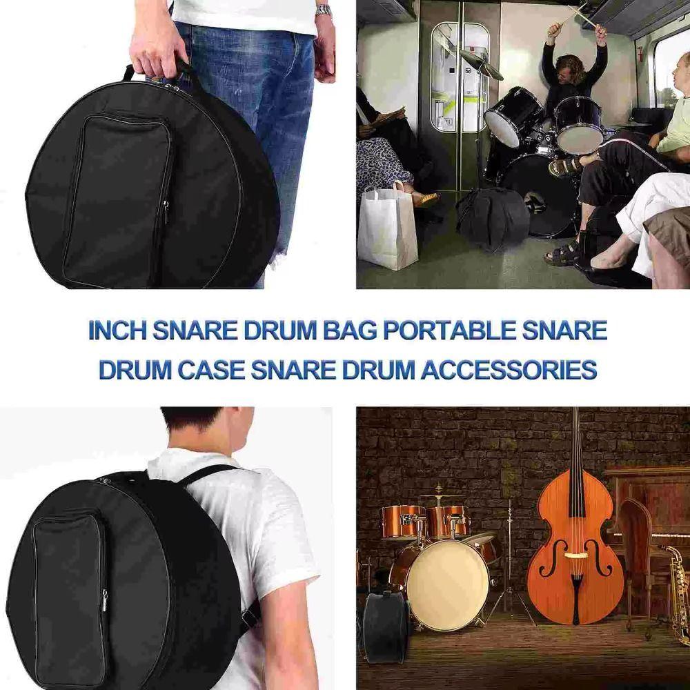 Large Capacity Shoulder Drum Bag Adjustable Drum Storage Bag Snare Drum Bag  Durm Beginner