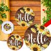 Halloween Welcome Door Hanger Door Decoration Door Wreath Front Door Wreath Decor
