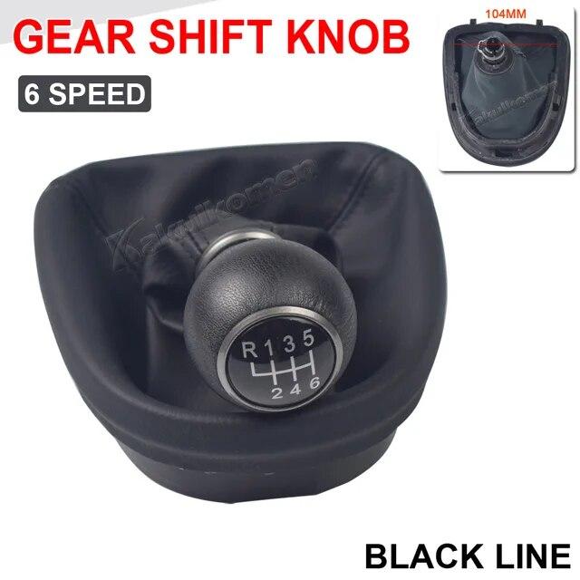 Лидер продаж MT 5/6 скоростной автомобильный рычаг переключения передач с пыленепроницаемым чехлом для Seat Leon 2006 2007 2008 2009 2010 2011 2012