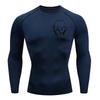 Men Compression Shirt for Workout Quick Dry Eren Yeager Print Top Breathable Sweat Absorbing Fit Fitness T-Shirt Sweat-Resistant
