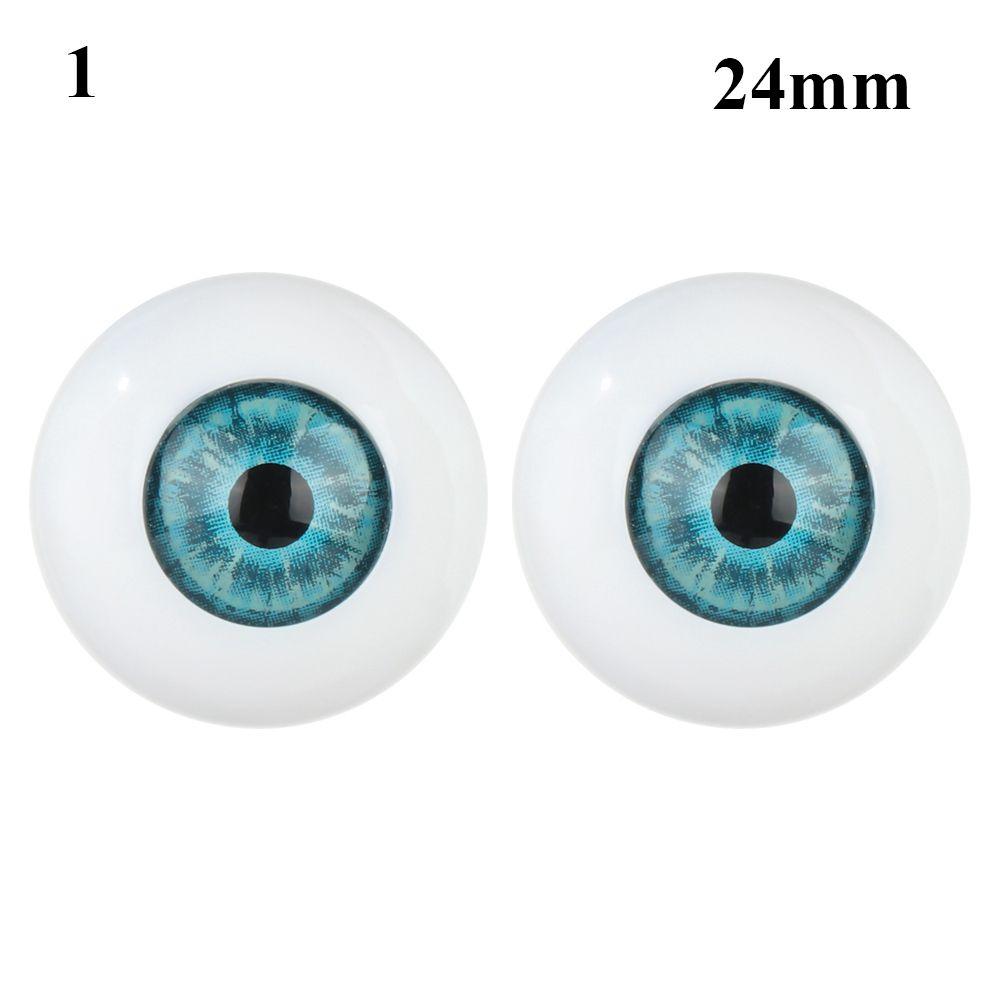 1 пара 24 мм 30 мм DIY Для BJD куклы Акриловые глаза Изготовление кукол Поделки Кукольный глаз Безопасная игрушка для животных