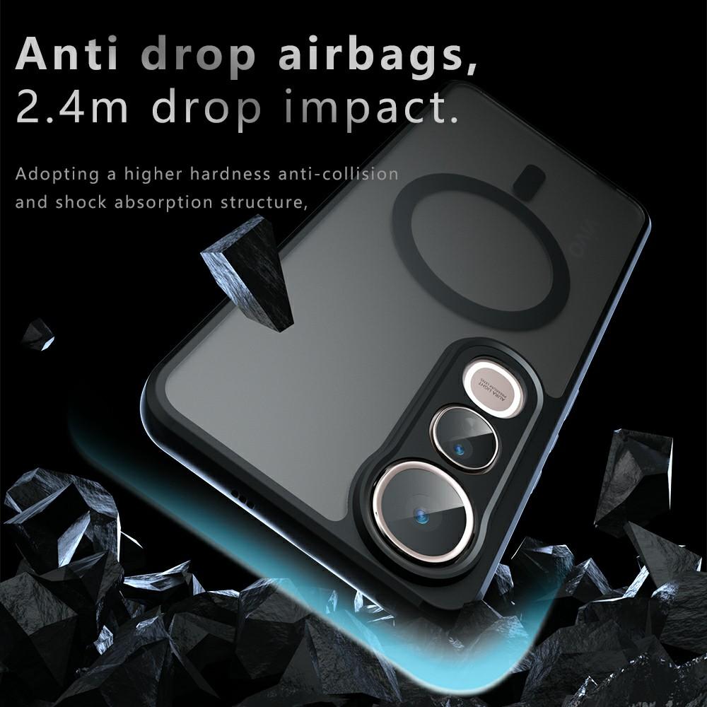 Чехол для vivo V50 Lite 5G/V50 Lite 4G, совместимый с MagSafe, матовая накладка на телефон из ТПУ+ПК