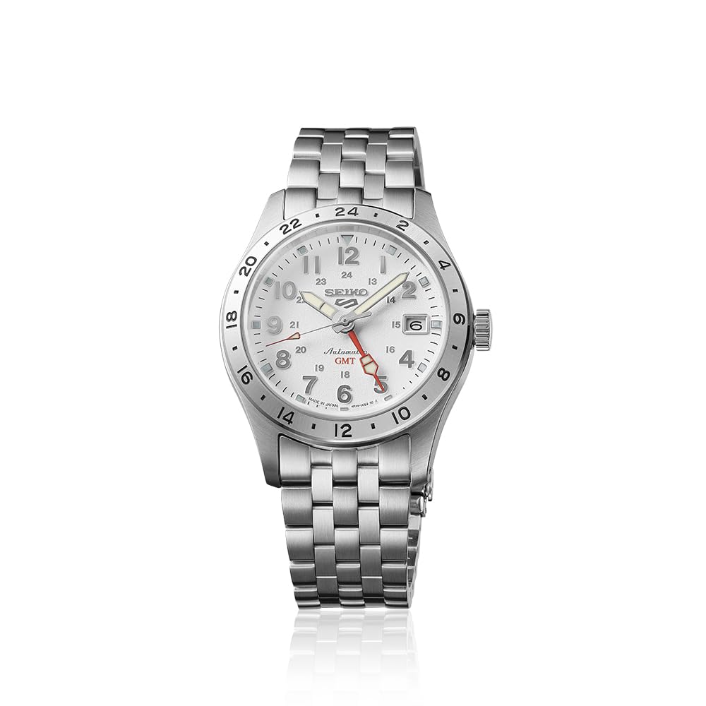 Часы Five Sports 5 Sports Field GMT SBSC009 Silver [Часы Seiko] "Спортивный стиль" Мужские