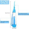 Water Dental Flosser Oral Irrigator Non Electric Portable Cordless Manual Air Pressure Simple Operation for Home and Travel